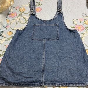 Pull & Bear PreOwned Denim Mini Jumper Size EUR M/MEX 28/USA 6-10